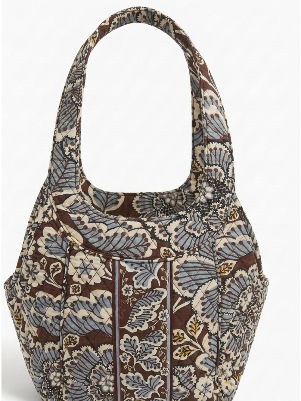 ⭐️Vera Bradley “Side by Side” Quilted Tote in Retired “Slate Blooms” Print⭐️
